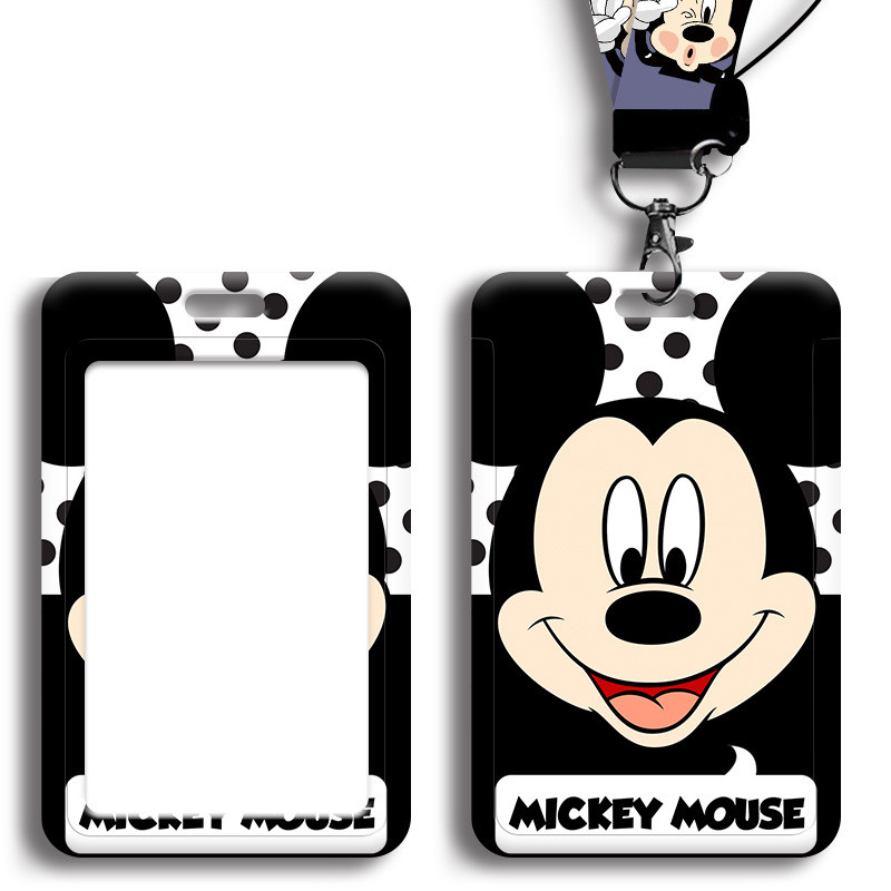 เปิดเทอม ซองการ์ดมิกกี้เมาส์ 2 ช่องกันน้ำ + สายคล้อง สำหรับบัตรนักศึกษา/บัตรอาหาร/บัตรพนักงาน/BTS - รูปที่ 4