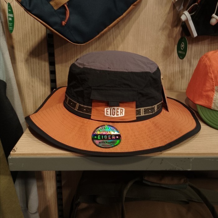 EIGER หมวกผู้ชาย ETHANO CRUDE BUCKET HAT - GREY