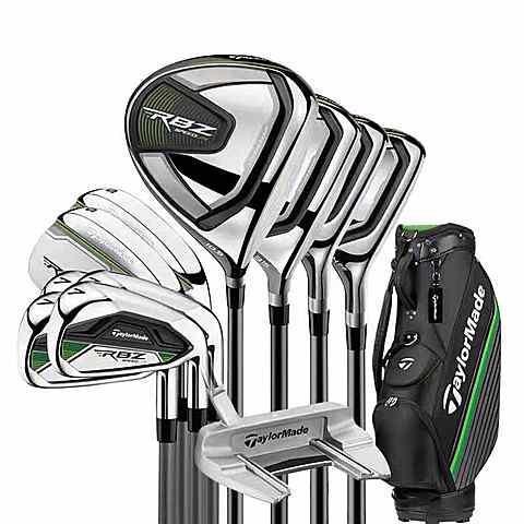 TaylorMade ไม้กอล์ฟเทย์เลอร์เมย์ชุดเต็มรูปแบบใหม่ RBZ ชายและหญิงจูเนียร์ระดับกลางชุดที่ทนต่อความผิดพ