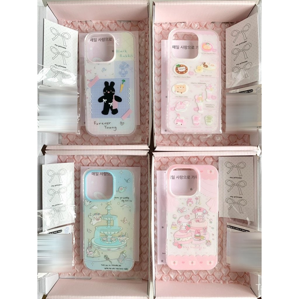 เคสโทรศัพท์สำหรับ iPhone 7 8 x XS XR xsmax 11 12 13 14 15 16 Pro Max PLUS การ์ตูนสัตว์ภาพประกอบเคสนิ่มหุ้มทั้งตัวกันกระแทกกันกระแทกเคส iynq