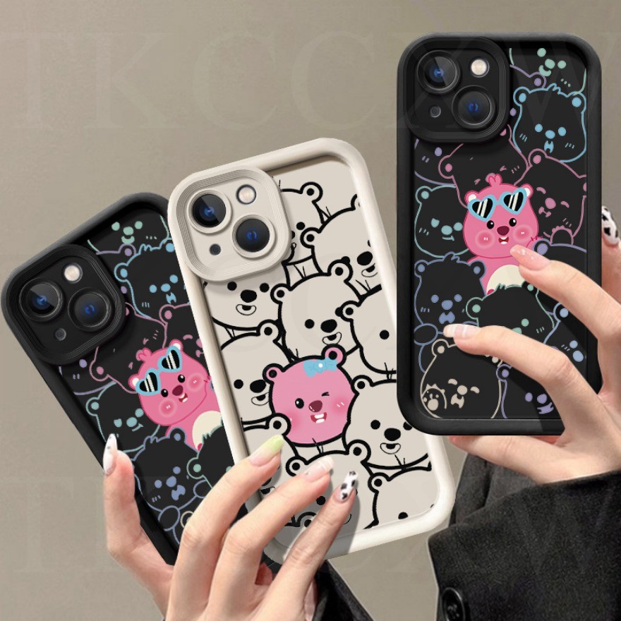 หมีน่ารักกันกระแทกสําหรับredmi K40 K30 K20 Pro K30 UltraกันกระแทกTpu Soft Cover