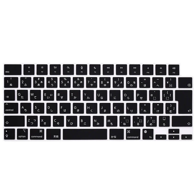 Japanese Language Japan Layout Keyboard Protector for Macbook Air M2 A2681 Pro 13 M3 Soft Silicon Keyboard Cover Waterproof Dustproof Skin X3OW