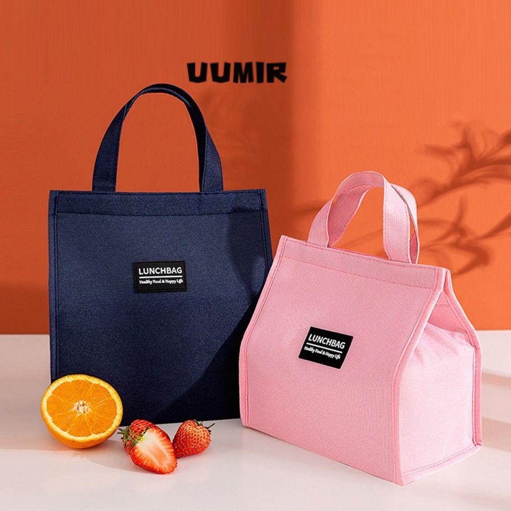 Uumir กระเป๋าเก็บอุณหภูมิฉนวนถุงเก็บเด็กนักเรียนกล่องอาหารกลางวันสําหรับเดินทาง