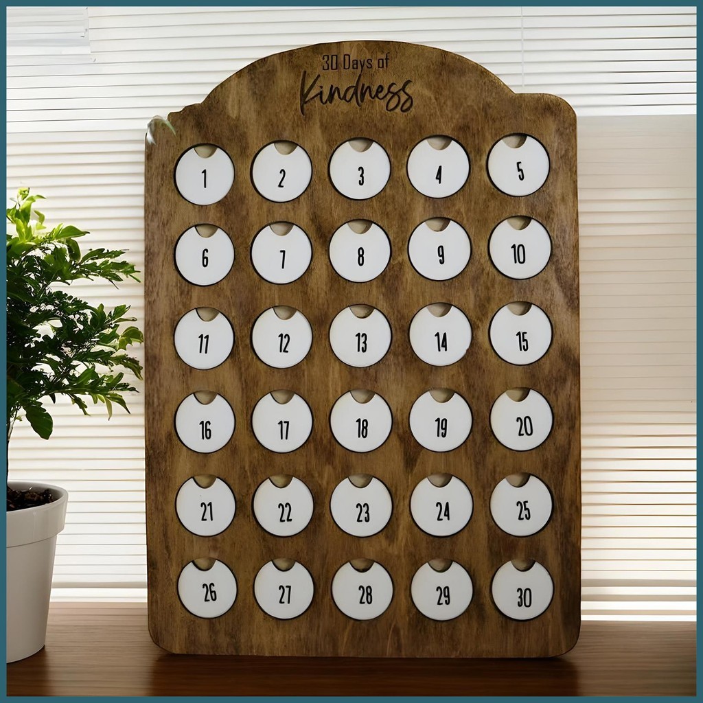 Acts of Kindness Advent Calendar Acts of Kindness 30 Days Counting Toy Daily Kindness Signs Advent C