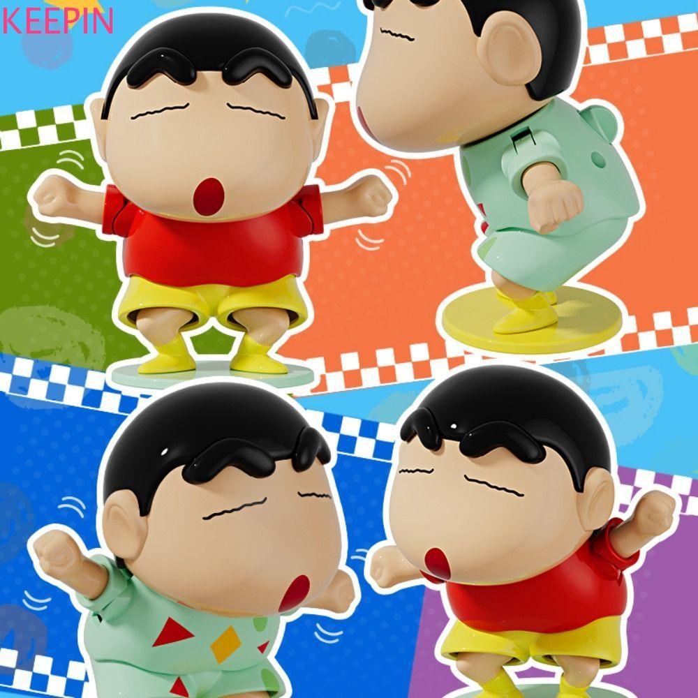 Keepin Crayon Shin-Chan Clockwork ของเล่น, Interactive การ์ตูนอะนิเมะ Wind-up ของเล่น,ของขวัญวันเกิดเขย่าหัวตลกน่ารัก Clockwork รุ่นเด็กเด็ก