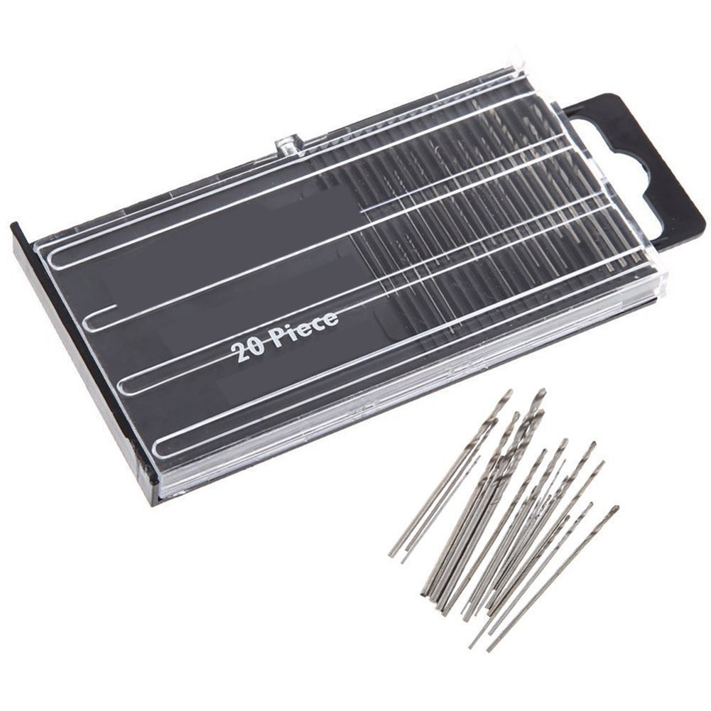 Drill Bit Spiral With Case 0.3mm-1.6mm Bits Drill HSS Micro Tools Parts