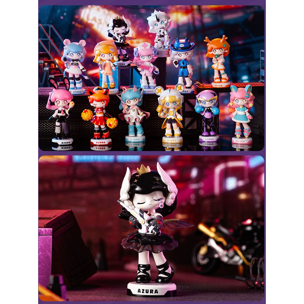 P POPMART POPMART AZURA Animal Competitive Series Mystery Box เครื่องประดับรูป