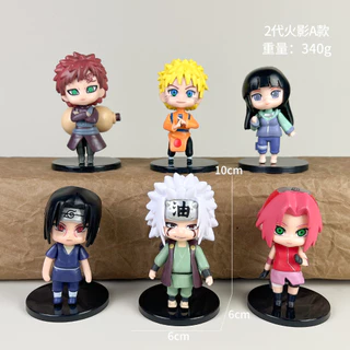 💥จัดส่งจากประเทศไทย💥6 ชิ้น/เซ็ต NARUTO คอสเพลย์ Itachi Sasuke Kakash Action รูปอะนิเมะ COD สต็อกตุ๊กตาของเล่นสําหรับเด็กของขวัญคอลเลกชันเครื่องประดับรถตกแต่งบ้านเค้กตกแต่ง Gacha Orochimar