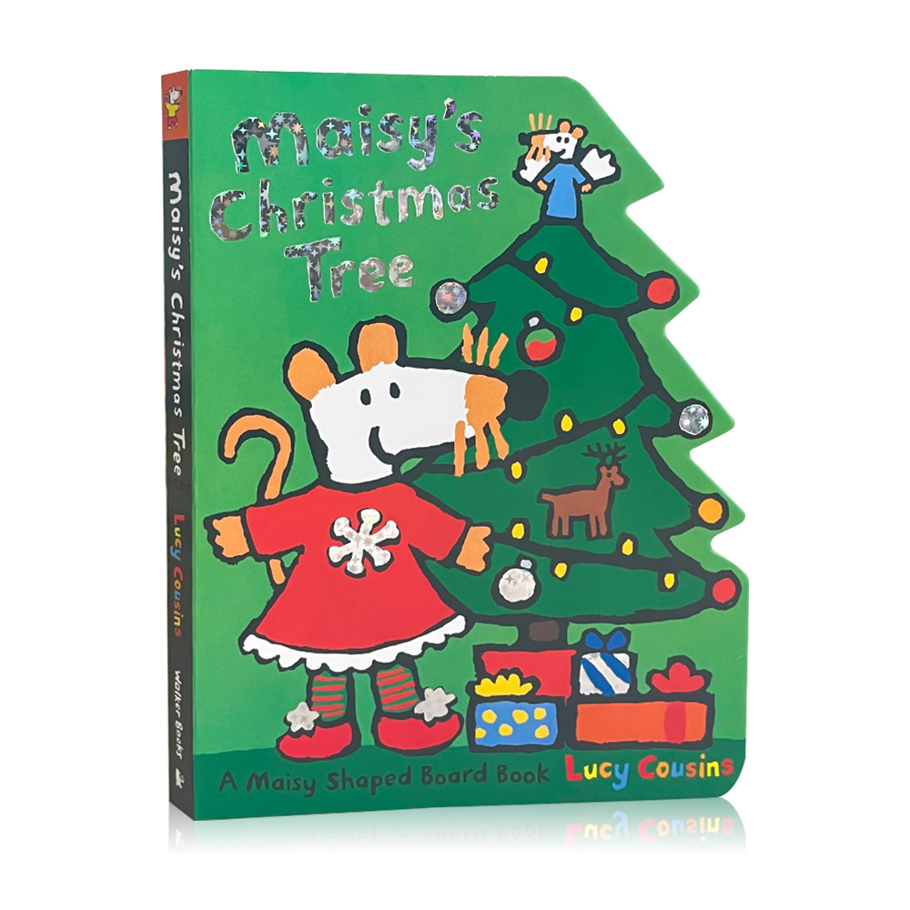 Maisy Christmas Tree Early Education หนังสือภาษาอังกฤษเด็กตรัสรู้ Cognitive Picture book บอร์ดบุ๊ค