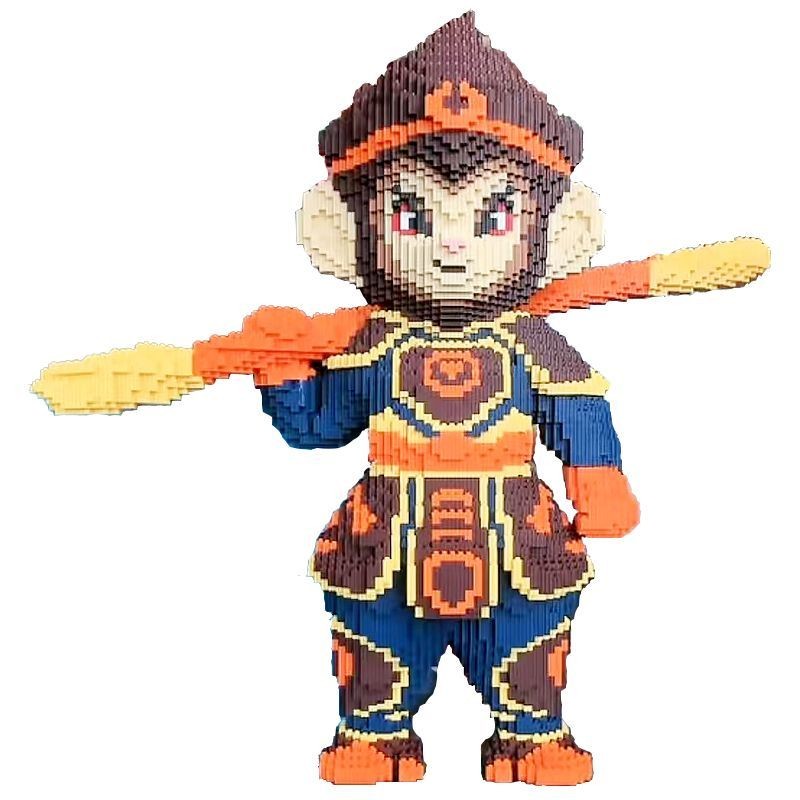 Spot ของแท้สีดำ Goku Building Blocks เข้ากันได้กับเลโก้ Destiny Man Puzzle เด็กอนุภาคขนาดเล็ก DIY เครื่องประดับของเล่นเด็กผู้ชาย10.21