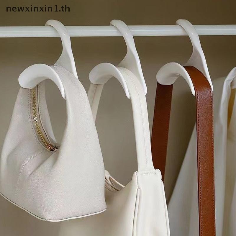*NT* ทนทานชั้นวางกระเป๋าผู้ถือบ้านตู้เสื้อผ้าหมวกผ้าไหมผ้าพันคอผ้าคลุมไหล่กระเป๋ากระเป๋าถือจัดเก็บโค้งแขวนตะขอ {ที}