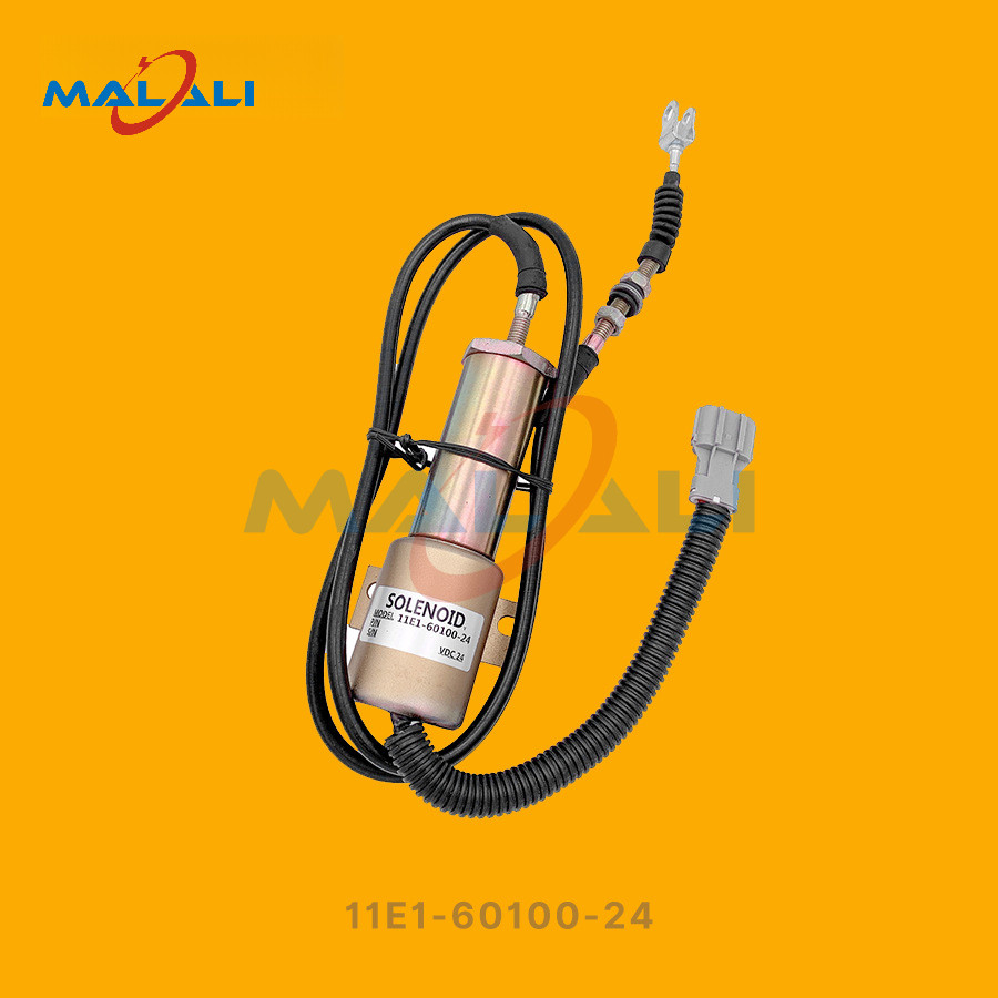 Cummins หยุดโซลินอยด์ Malali 11E1-60100-24 / 11N6-666030-24 / 11จ1-60100-12