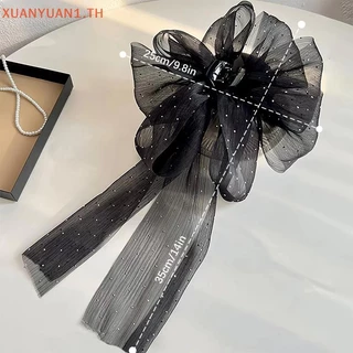 XUAN แฟชั่นขนาดใหญ่โบว์ผม Claw คลิป Super Fairy อารมณ์ Headdress ผู้หญิงหวานอุปกรณ์เสริมผม TH