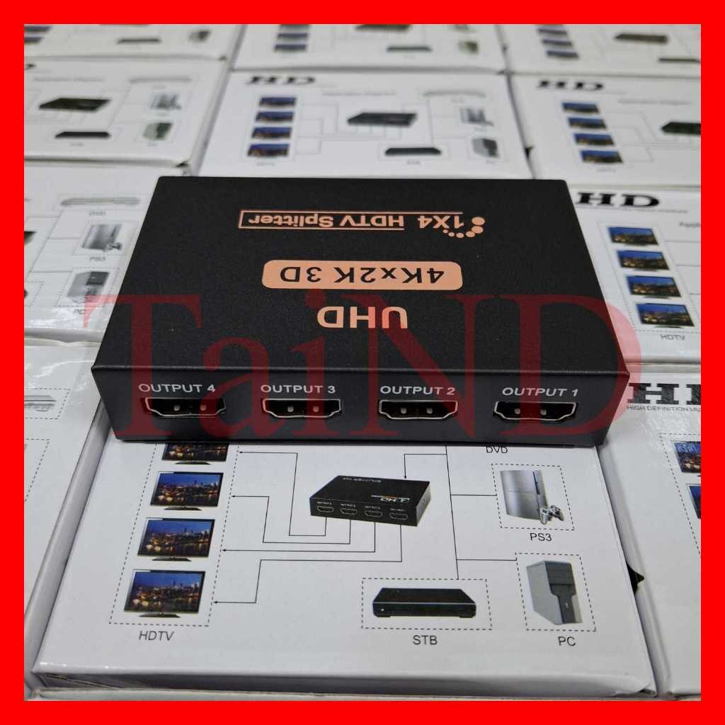 ตัวแยกหน้าจอ HDMI HDTV ver 1.4 ความละเอียด 3840x2160