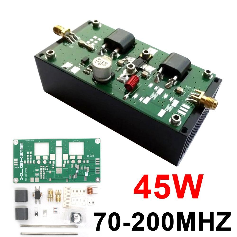 70-200MHZ 45W FM VHF RF Power Amplifier KITS 45W ClassAB Linear Amplifiers สําหรับ HAM วิทยุเครื่องส่งสัญญาณ Walkie-talkie