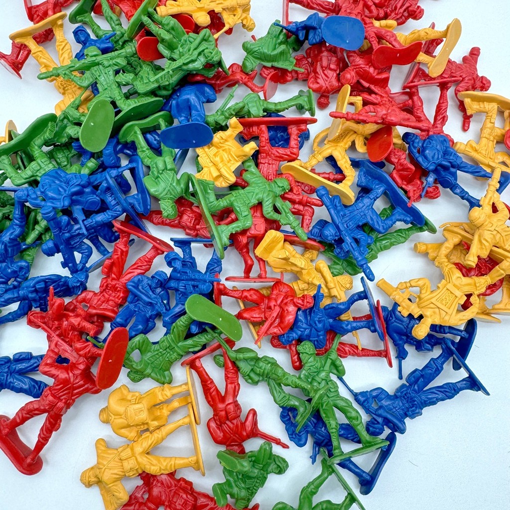 50ชิ้น5เซนติเมตรมินิทหารทหารรุ่นทหาร มินิฟิกเกอร์ เด็กสงครามของเล่นแบบคงที่ฉากสงครามเครื่องประดับ - รูปที่ 2