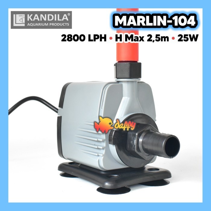 Kandila MARLIN AA-104 ปั๊มน้ํา 2800LPH ปั๊มจุ่มบ่อปลาตู้ปลา