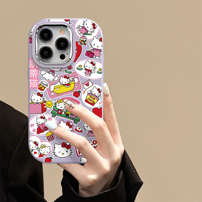 โซฟา Kitty สติกเกอร์สําหรับ VIVO Y17 Y15 S1 Y7S V17 V20 Pro S7 V23 S12 Y03 Y03T Y18Y18i Y28S Y15S Y1