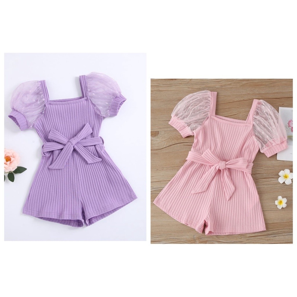 D2 KARA KID KNITTED JUMPSUIT CHILDRENS JUMPSUIT 4 สี
