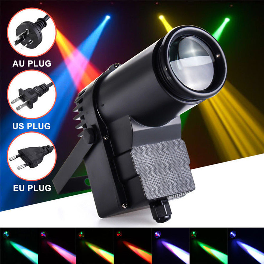 RGBW Bar Stage Light 10W 4 in1 Full สี Pinspot LED Light Beam Spotlight 6CH บรรยากาศสําหรับ DISCO KTV DJ แสงผล