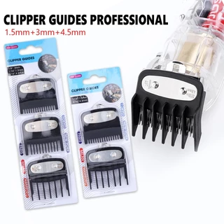 ชุด3ชิ้น หวีรองปัตตาเลี่ยนตัดผม สำหรับWAHL หวีรองตัดผม อะไหล่แบบเปลี่ยน วัสดุโลหะ