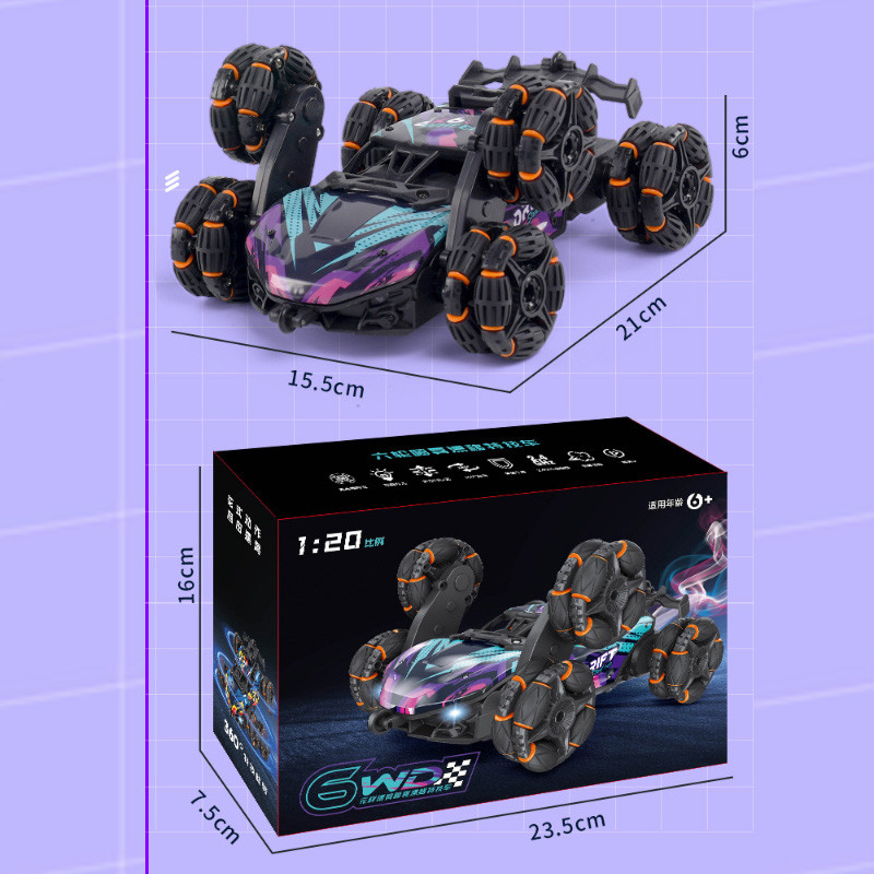 COD รถของเล่นสุดฮิต! 6 ล้อ ดริฟต์ ปีนเกาะ สเปรย์ไฟฟ้า ออฟโรด  แข็งแรง 4WD รถออฟโรดผาดโผน 6 ล้อ ราคา ถูกที่สุด ดีลบีเคเค แกลเลอรีภาพที่ 2