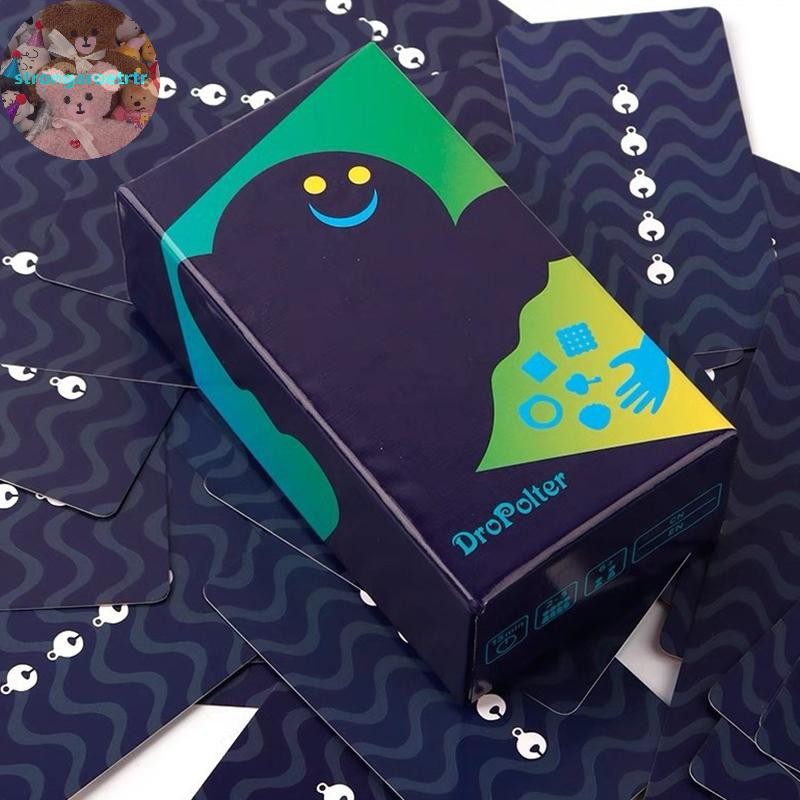 Strongaroettr Oink Games เกมกระดาน DroPolter เกมกระดานสําหรับครอบครัวของเล่นโต๊ะปาร์ตี้เกมกระดานกลยุ