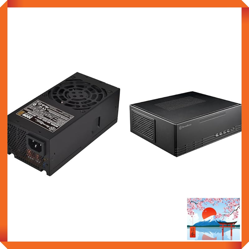 Silver Stone TFX Power Supply with Sleeved Cables - 80 Plus Gold Certified ATX Power Supply 500W SST