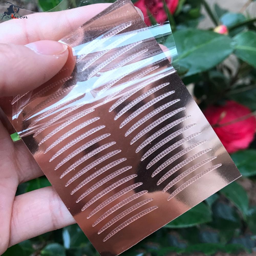 36 ชิ้น Double Eyelid สติกเกอร์เส้นใยธรรมชาติ Eyelid Contour สติกเกอร์สําหรับ Droopy Lis Hooded Eyes - รูปที่ 5