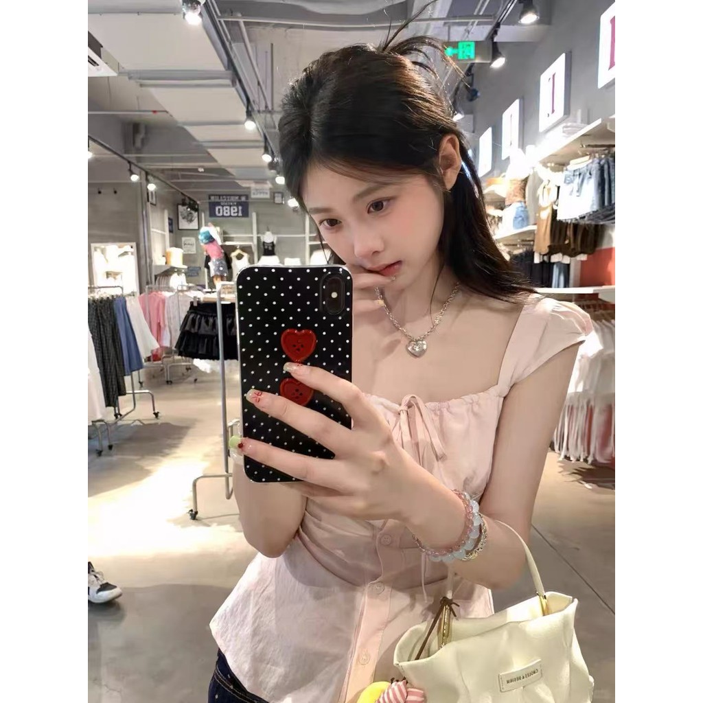ฤดูร้อนใหม่ผู้หญิงที่เรียบง่ายหนึ่งไหล่สแควร์คอเสื้อ 250719