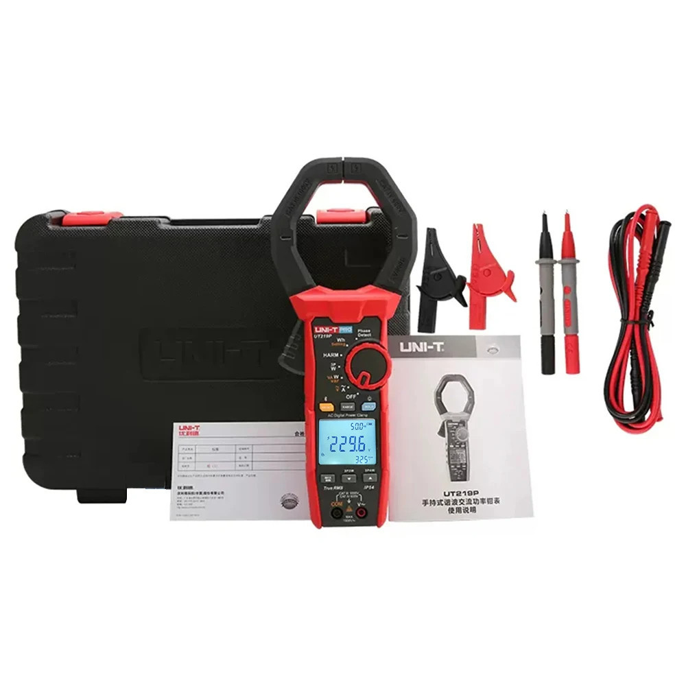 UNI-T UT219P (แท้  ส่งจากไทย) คลิปแอมป์ แคล้มป์มิเตอร์ ดิจิตอล AC 1kV 1kA กิ๊ปแอมป์ 5มม. AC Digital Power Clamp Meter ราคา ถูกที่สุด ดีลบีเคเค แกลเลอรีภาพที่ 4