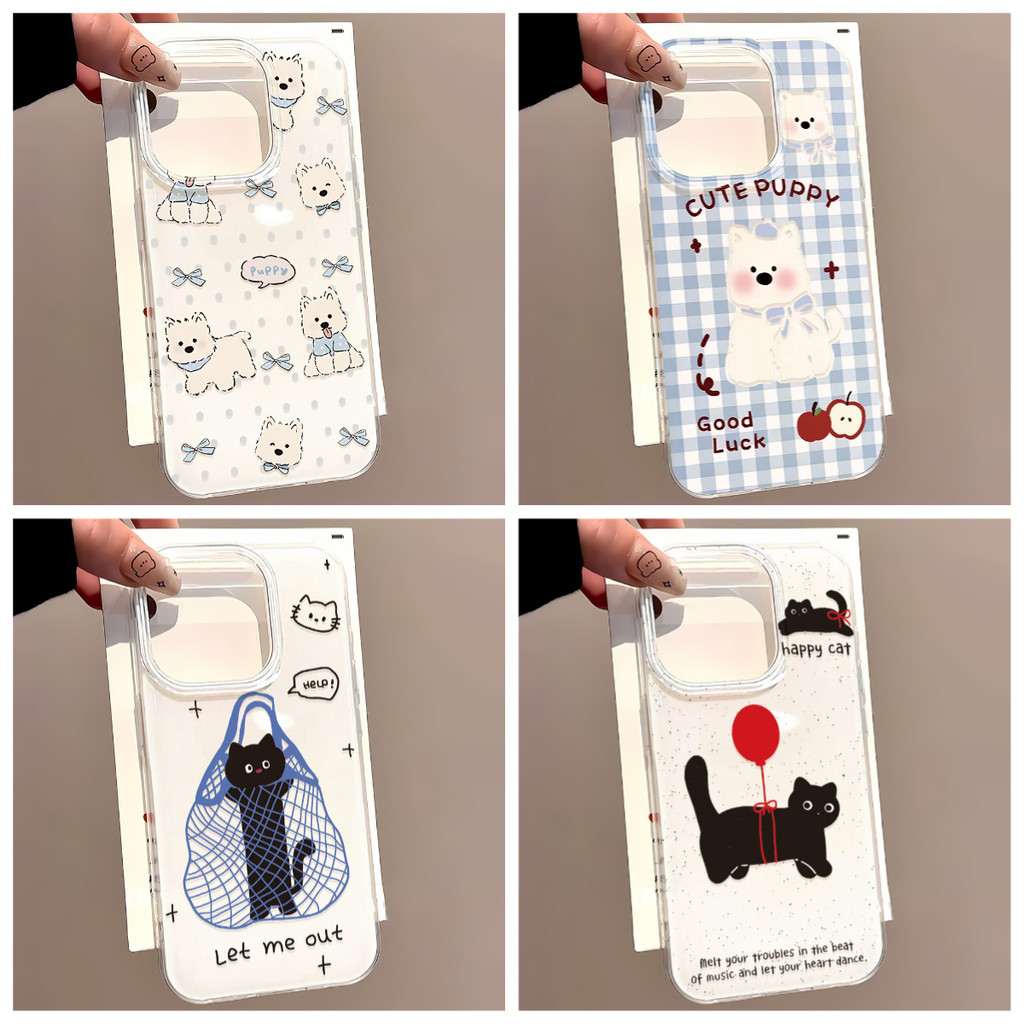 เคสไอโฟน11 Case For เคส iPhone 11 13 15 16 12 14 Pro Max เคสไอโฟน 13 Puppy เคสโทรศัพท์แบบนิ่มซิลิโคนป้องกันการตก