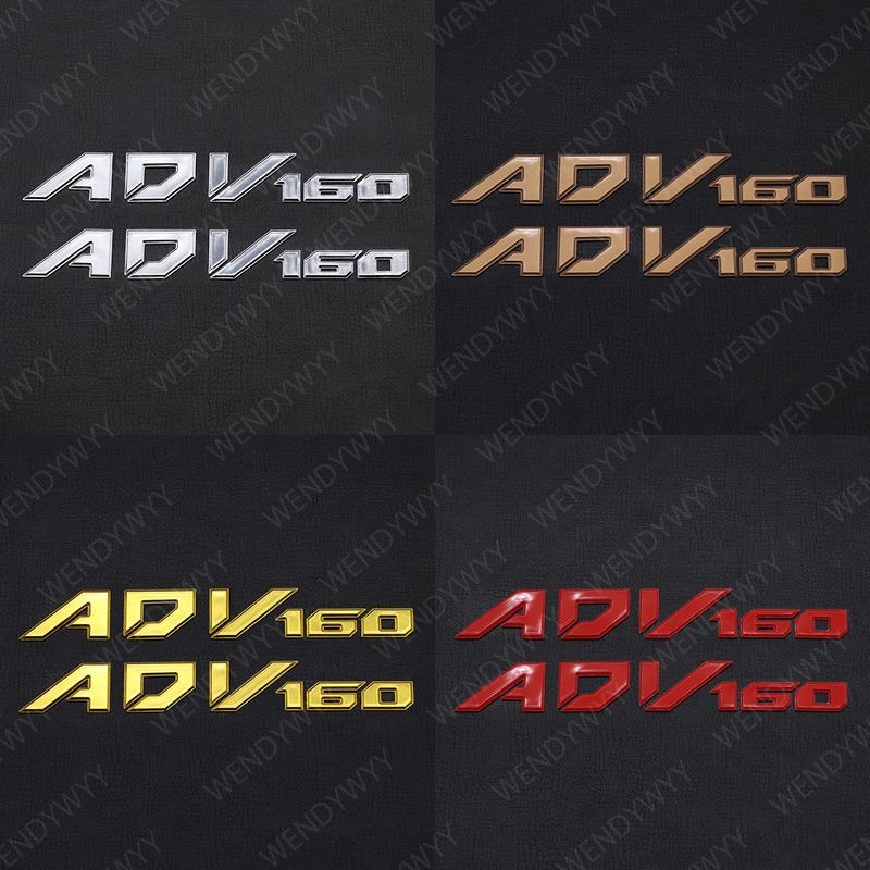 3D ADV160 นุ่มยืดหยุ่นBadge สติกเกอร์เรซิ่นสัญลักษณ์โลโก้อุปกรณ์เสริมรูปลอกสําหรับ Honda ADV 160 รถจักรยานยนต์