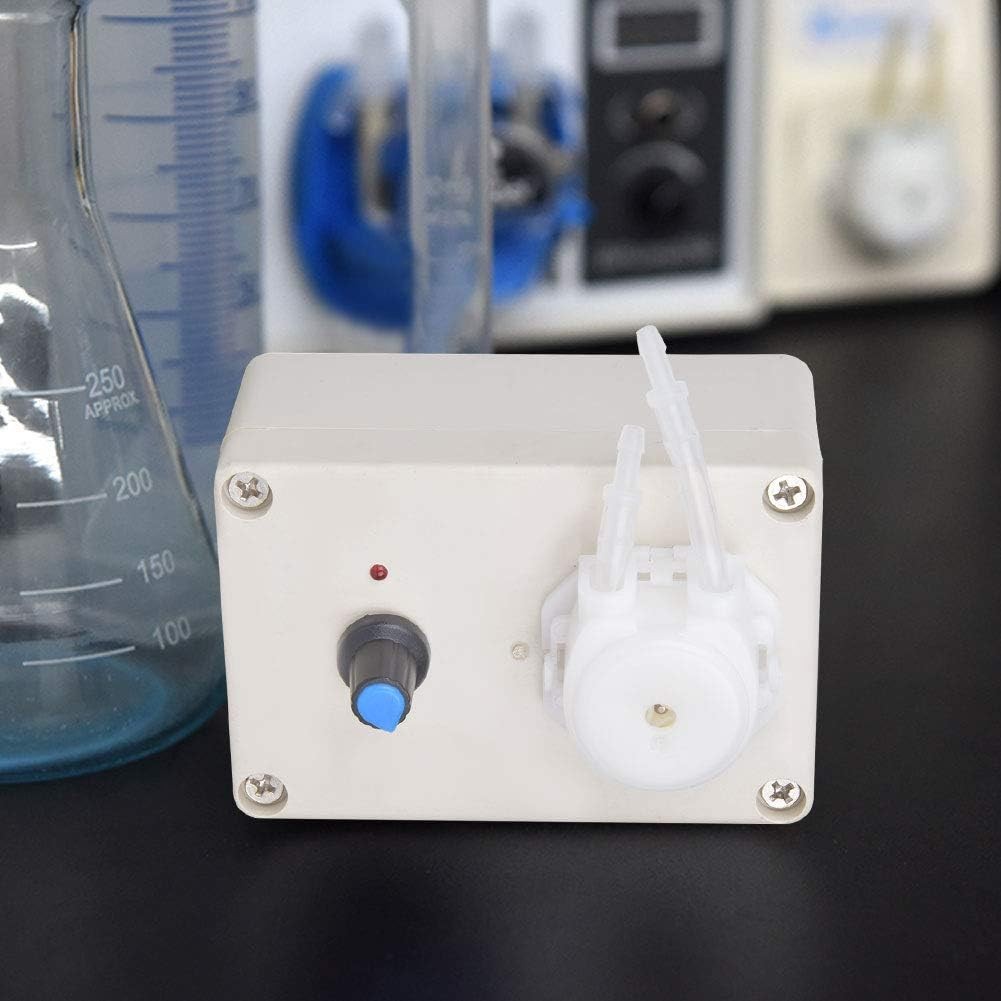 Peristaltic Liquid Pump ปรับไหลยาปั๊ม US Plug 110-240V สําหรับ Aquarium Lab Analytical GD5K