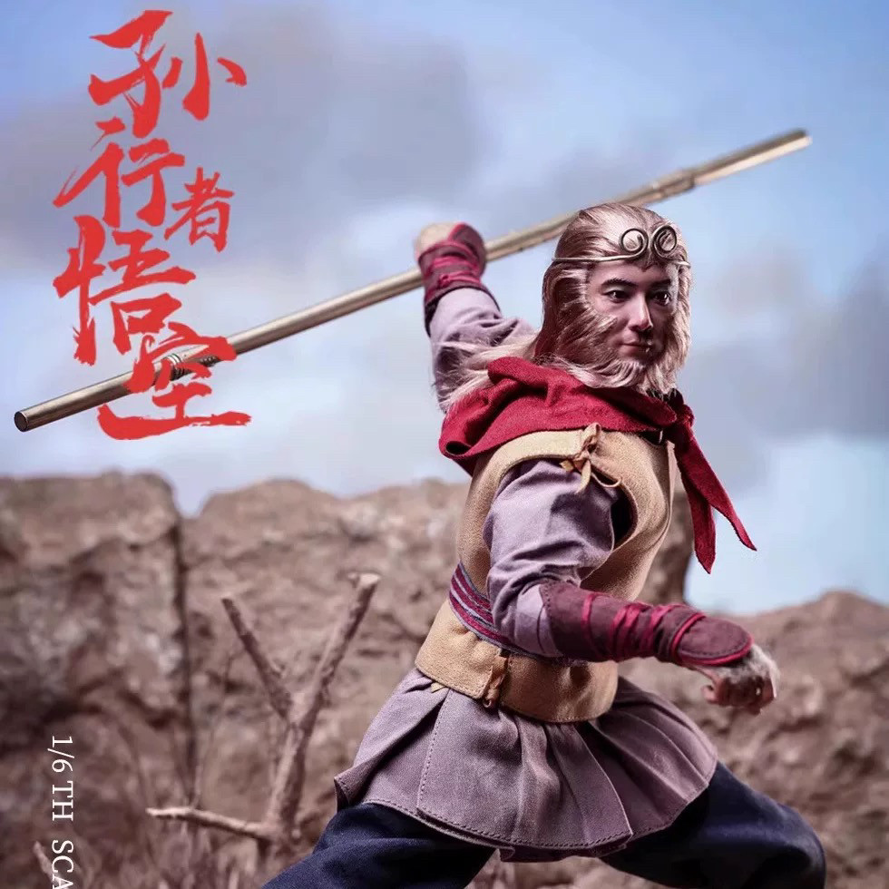 ยี่ห้อใหม่แท้ QIANLONG ของเล่น QL-001 Sonwalker Goku 1/6 เคลื่อนย้ายได้ทหารตุ๊กตารูปของสะสมเครื่องปร