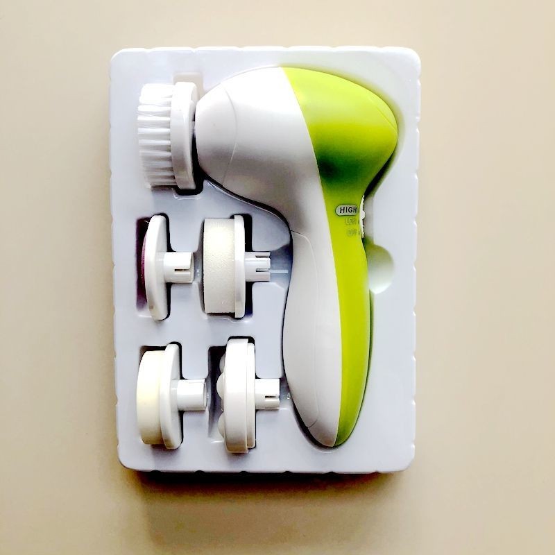 5in1 Magic Electric Facial Cleanser Five-in-One Face Wash Brush Face Washer Pore Cleaner ลบสิวหัวดํา