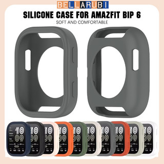 กรณีกีฬาอ่อน for Smartwatch Amazfit Bip 6 ป้องกันการกระแทกป้องกันยางซิลิโคนที่ทนต่อการแตกป้องกันหน้าจอฝากกันชน