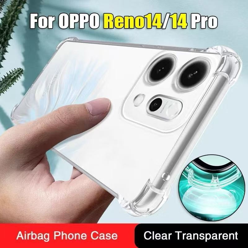 เคสใส สำหรับ Oppo Reno 14 14Pro 14F 12F ตรงรุ่น กันกระแทก พร้อมส่ง