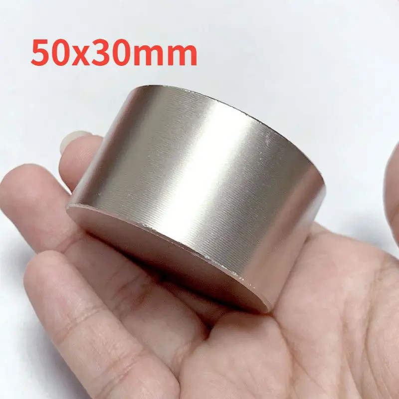N52 50x30 Stronge Magnet รอบ Neodymium แม่เหล็กที่มีประสิทธิภาพ Earth ถาวร