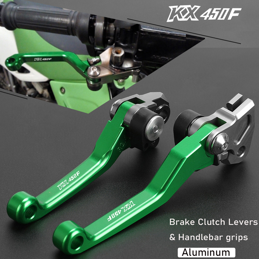 Gสำหรับ KAWASAKI KX450F KX250F KX250 KX100 KX112 Dirt Bike รถจักรยานยนต์จุดคลัทช์เบรคคันโยกจับ KX 65