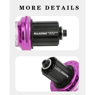 HASSNS PRO7 Hub สำหรับจักรยานเสือภูเขารุ่น ultralight รองรับ cassette 7-12 ความเร็ว ออกแบบเพื่อประสิทธิภาพสูงสุด