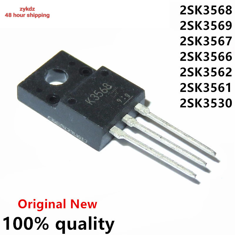 สินค้าใหม่ 10pcs 2SK3568 TO-220F K3568 TO-220 2SK3569 K3569 2SK3567 K3567 2SK3566 K3566 2SK3562 2SK3