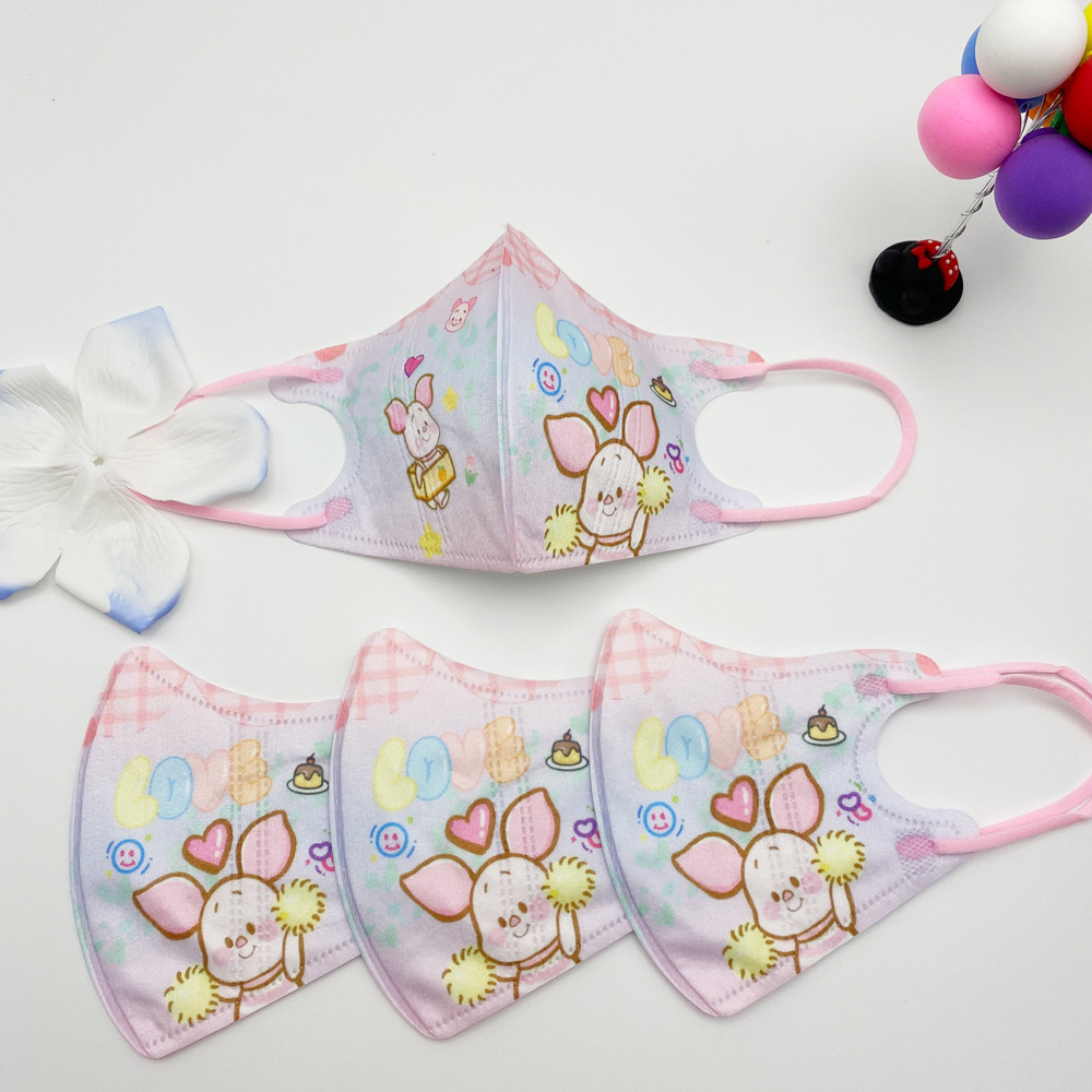 หน้ากากอนามัยลายการ์ตูนสำหรับเด็ก อายุ 3-12 ปี แพ็ค 50 ชิ้น