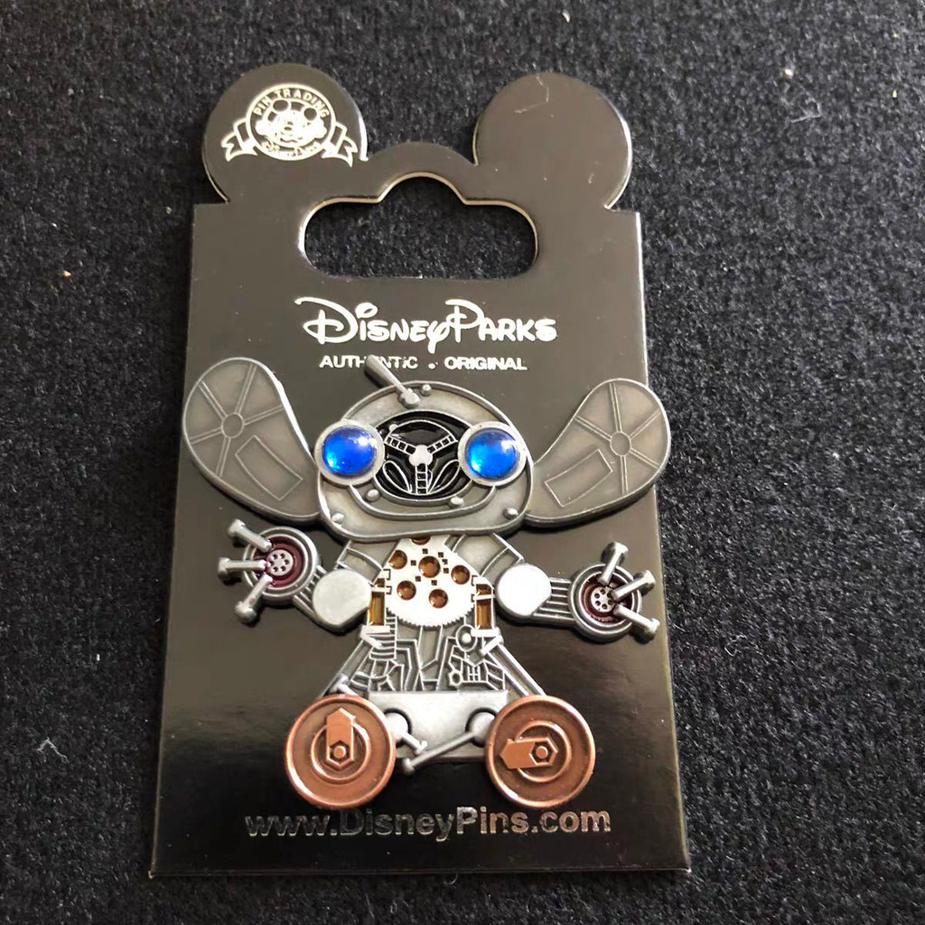 Disney Badge disney pin disney pin disney Medal Star Treasure Stitch หุ่นยนต์ล้อหมุนได้/ลูกปัด 257.2