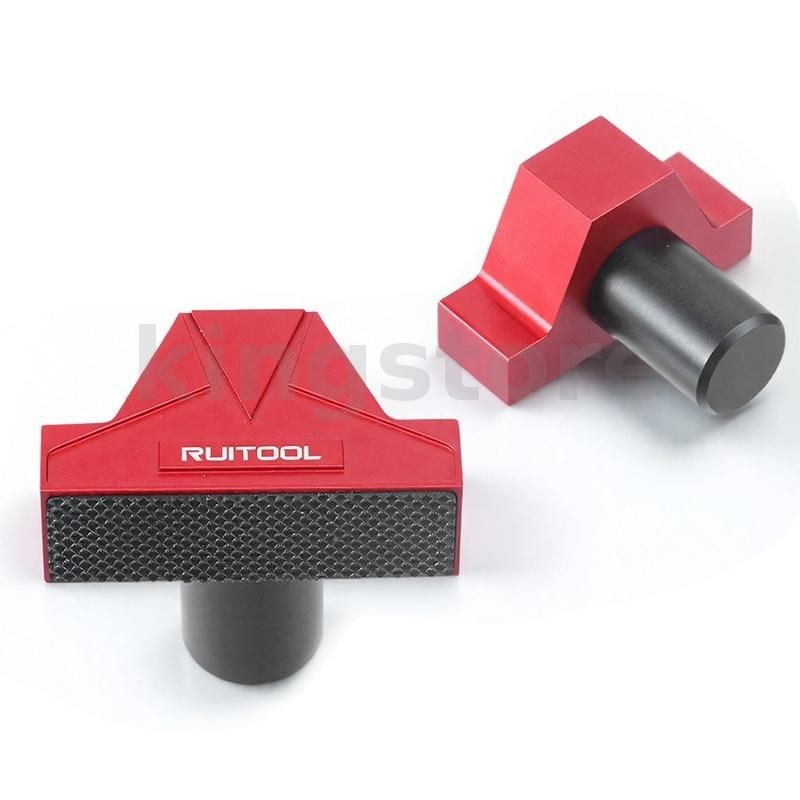RUITOOL อลูมิเนียมอัลลอยด์งานไม้ Tenon Anti Slip Design เหมาะกับ 19 มม.20 มม.Lorkbench หลุม Universa