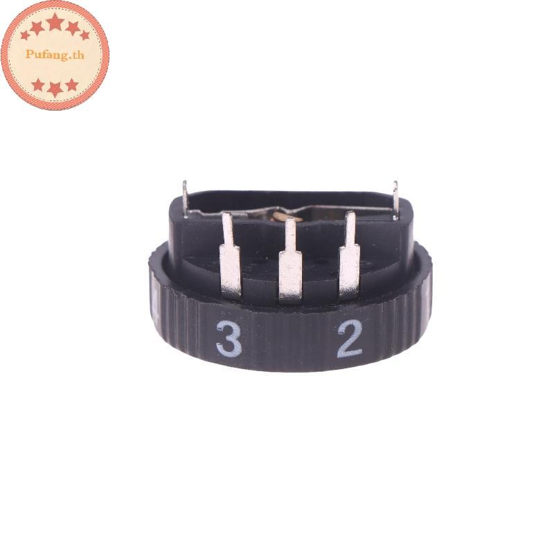 PUFANG WH 28-T กลับ B100K 5 Pin Pulley Potentiometer หมุน 10 เข็มขัดล่าง TH
