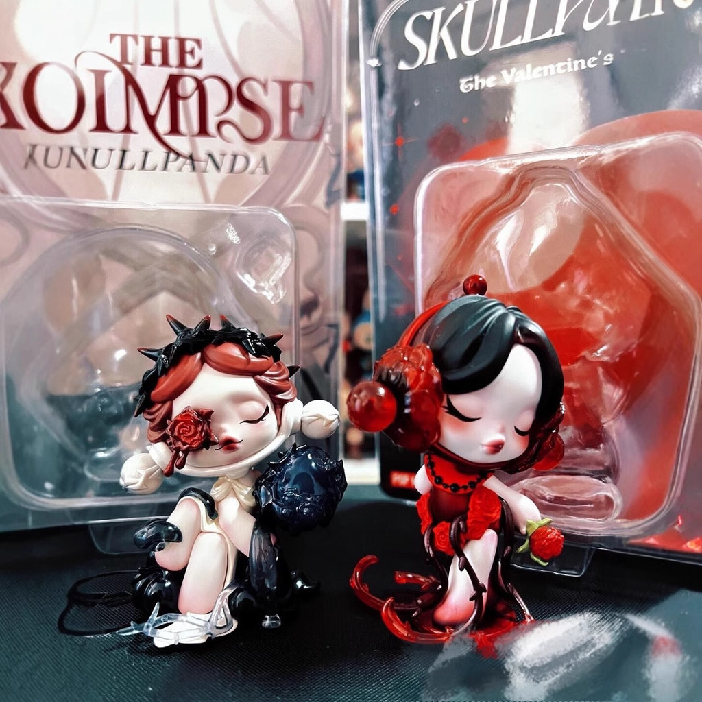 SKULLPANDA วันวาเลนไทน์คนรักการ์ดแขวน Limited Edition ของเล่นอินเทรนด์กล่องตาบอดของขวัญรูปการกระทํา