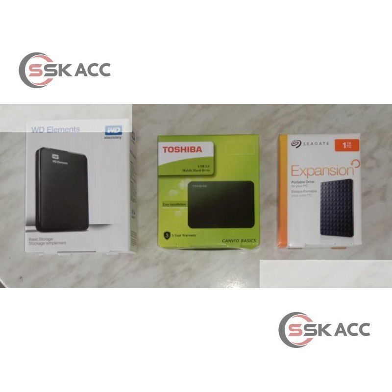 Seagate / Toshiba / WD Elements HDD Case / External Hard Disk Casing DISTRIBUTORACC-COMPUTER