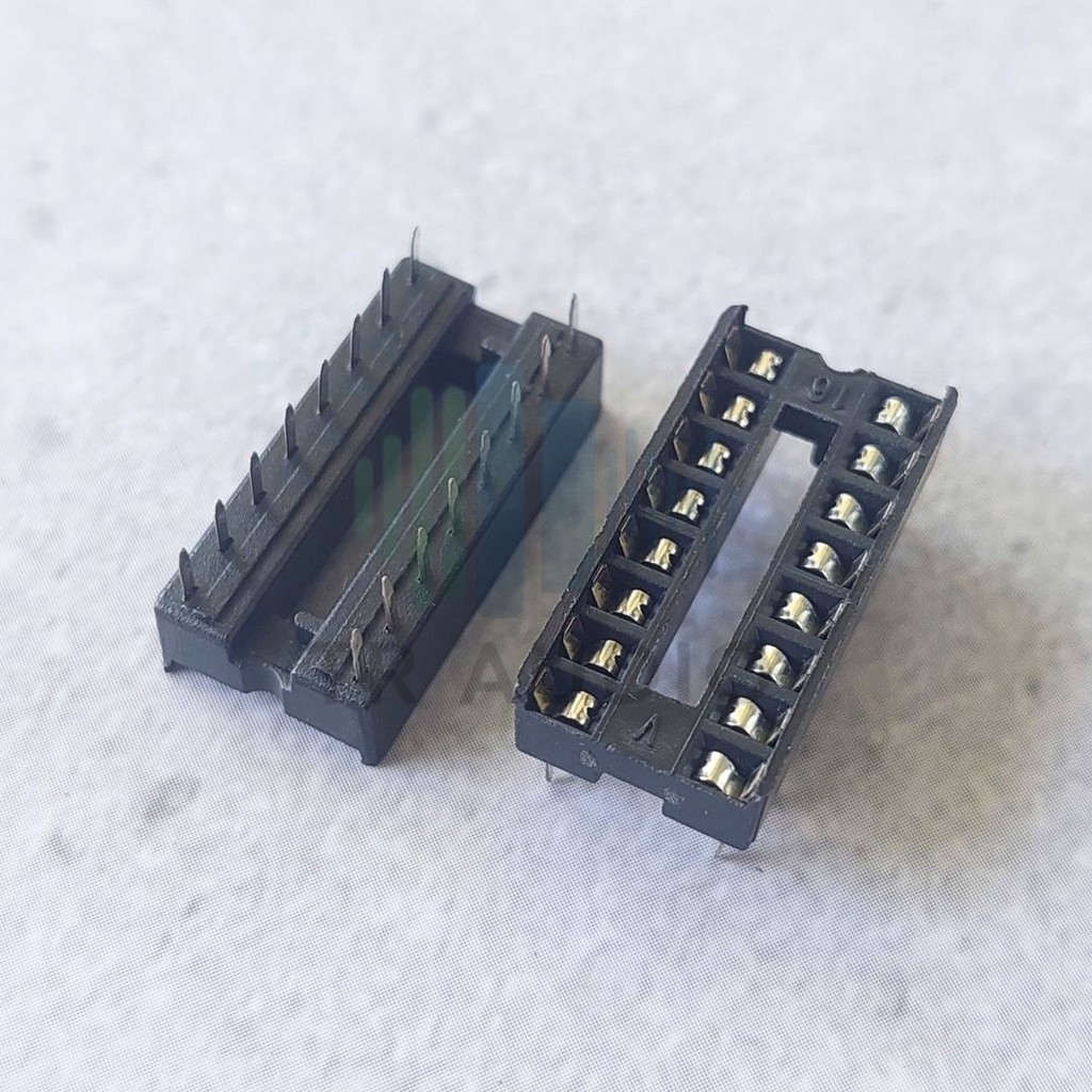 2x8 DIP IC Socket – 16 Pin IC Socket ใช้งานร่วมกับ DIP