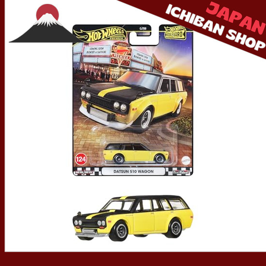 【จากประเทศญี่ปุ่น】 Hot Wheels Boulevard Datsun 510 Wagon ride-on toy miniature car from 3 years old 